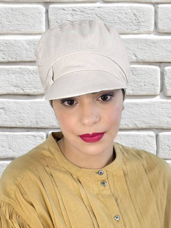 Casquette Gavroche MMParis en coton, élégante et confortable, idéale pour se protéger du soleil et du froid.
