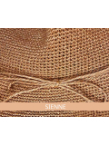 Chapeau Aliette MM Paris coloris sable, 100% papier respirant, léger et confortable pour se protéger du soleil avec style.