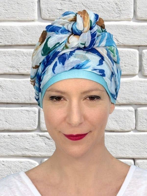 Foulard Hippie MM Paris en viscose, couleurs vives et motifs, léger et facile à nouer pour sublimer vos looks