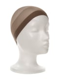 Bonnet nylon sous perruque : maintien antiglisse, taille unique extensible, couleur variable pour plus de transparence