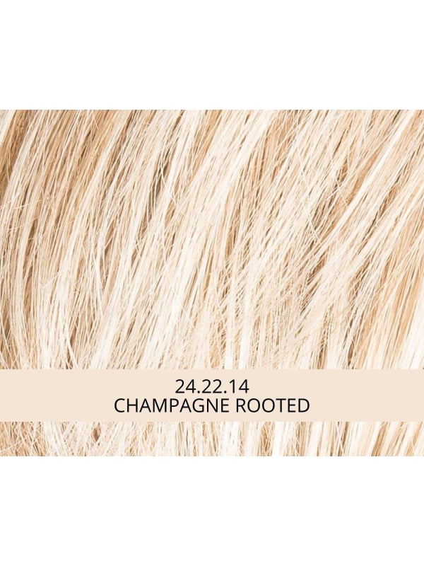 Perruque Cookie Mono Part Ellen Wille : mi-long wavy asymétrique, bordure frontale invisible et Cool Pads respirants