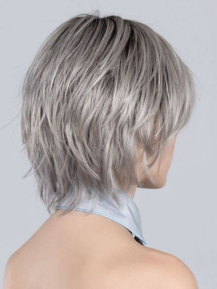 Perruque Easy Mono Part - coupe courte effilée, bordure frontale invisible