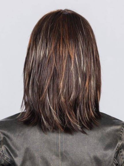 Perrruque Rainbow — Longue chevelure effilée avec frange, collection Perucci (Ellen Wille)