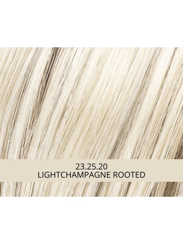 Perruque Rainbow Perucci Ellen Wille : longue fibre synthétique dégradée avec frange, mouvement naturel et style discret.