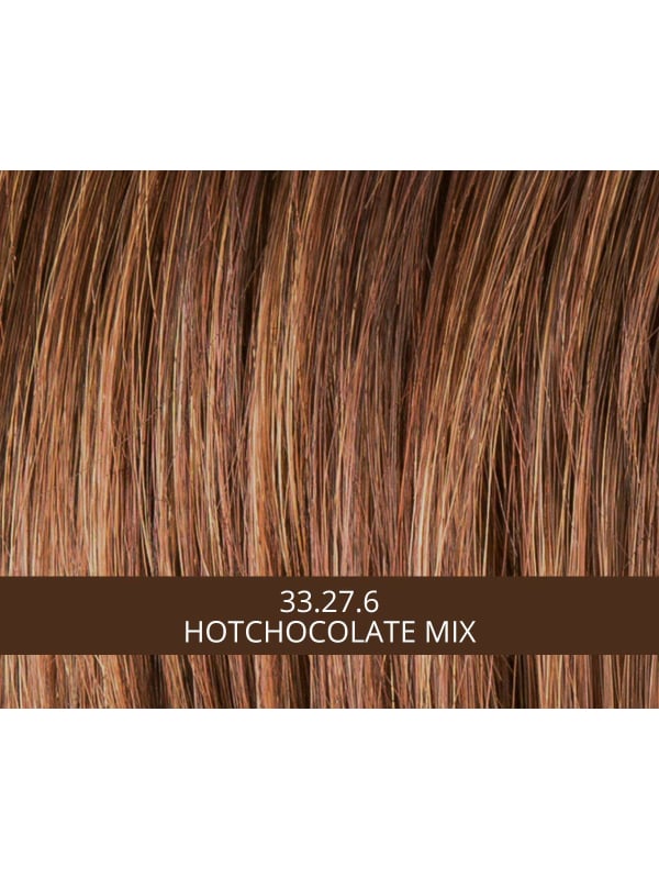 Découvrez United Mono Part — perruque mi‑longue soyeuse au carré dégradé et frange latérale