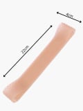 Bandeau en silicone anti-glisse pour perruque brun clair 4x22 cm, confortable et discret
