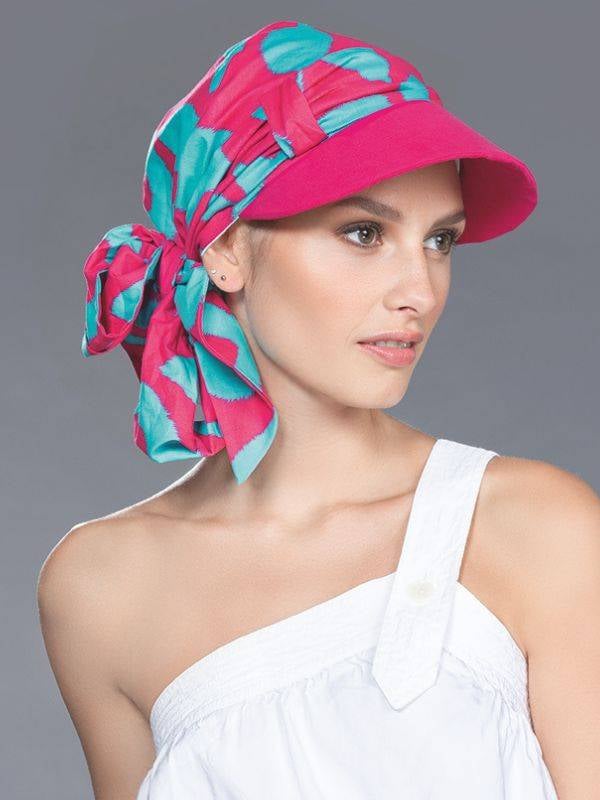 Casquette Capri Ellen Wille en coton avec bandeau nouable, disponible en plusieurs coloris pour le printemps-été.