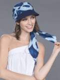Casquette Capri Ellen Wille en coton respirant avec bandeau à nouer, accessoire 2-en-1 pour l’été