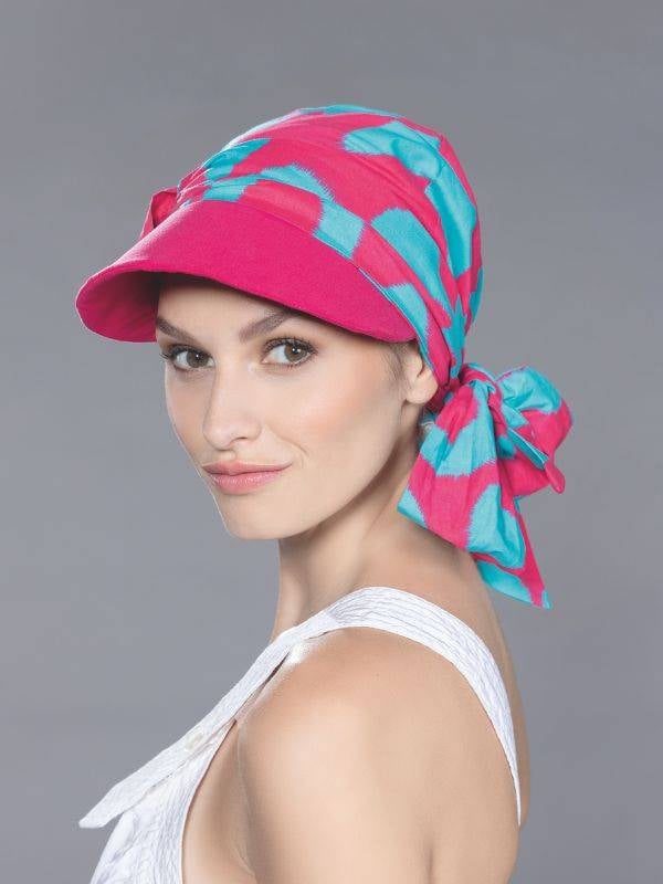 Casquette Capri Ellen Wille en coton avec bandeau nouable, disponible en plusieurs coloris pour le printemps-été.