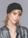 Couronne de cheveux Sage 15 a 23 cm effet chevelure sous turban frange droite