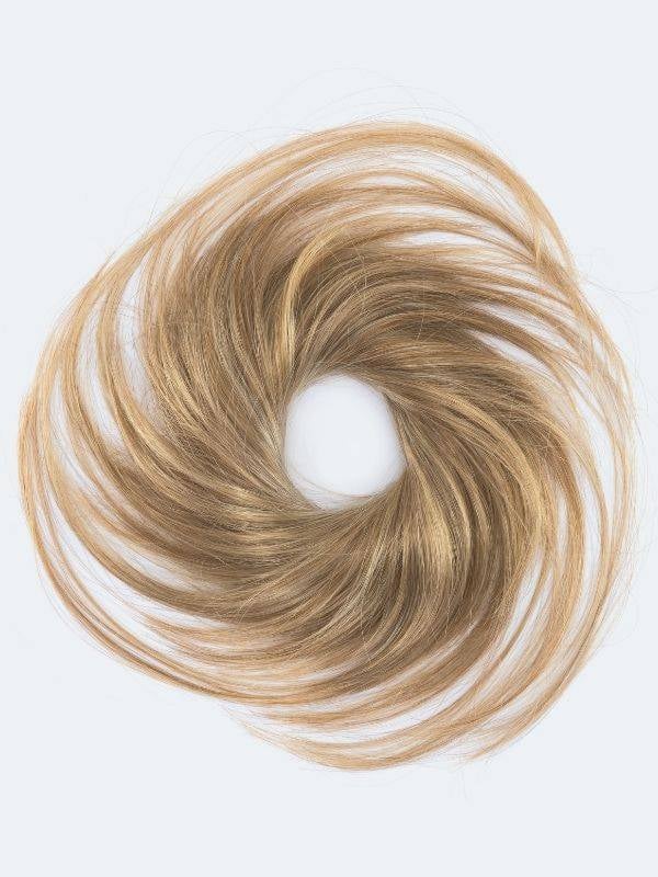 Chouchou extension Ouzo sur élastique : fibre synthétique, effet coiffé-décoiffé, longueur 9 à 30 cm