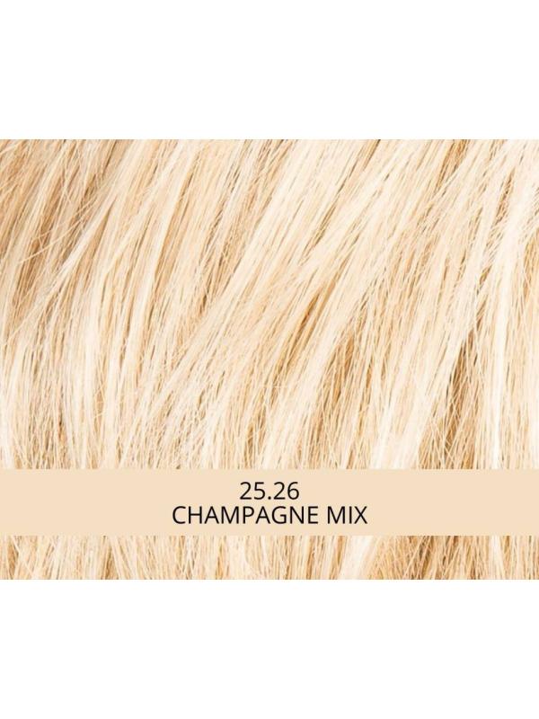 Chouchou extension Ouzo sur élastique : fibre synthétique, effet coiffé-décoiffé, longueur 9 à 30 cm