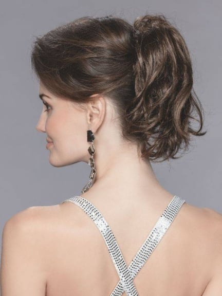 Queue de cheval Frappe 20cm Ellen Wille, pince facile, ondulations naturelles