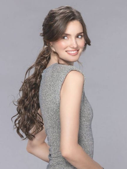 Queue de cheval Hugo wavy 38-50 cm - clip facile, look naturel