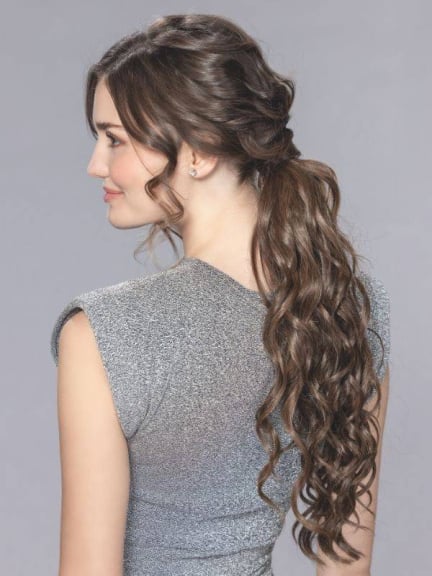 Queue de cheval Hugo wavy 38-50 cm - clip facile, look naturel