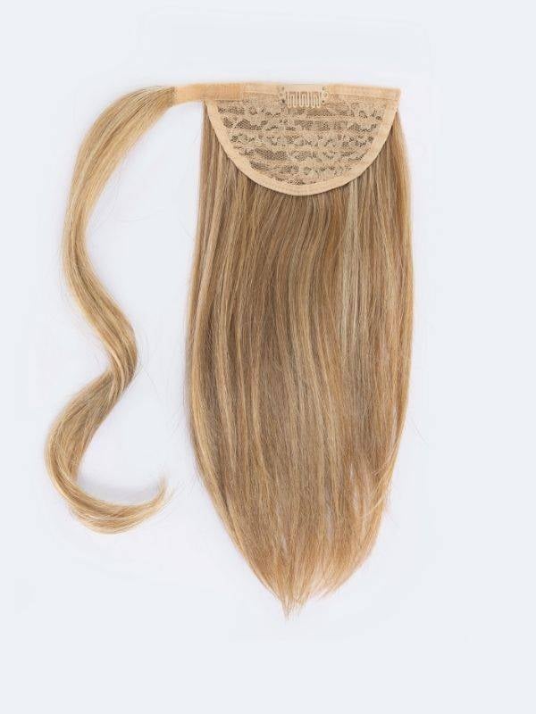 Queue de cheval Tonic Ellen Wille 30 cm, extension à clip avec ruban, fibre synthétique thermorésistante pour un rendu naturel.