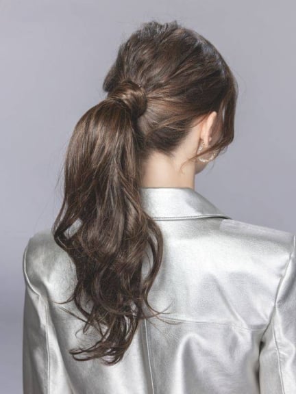 Sublimez votre coiffure avec la queue de cheval Wine 30-40 cm Ellen Wille