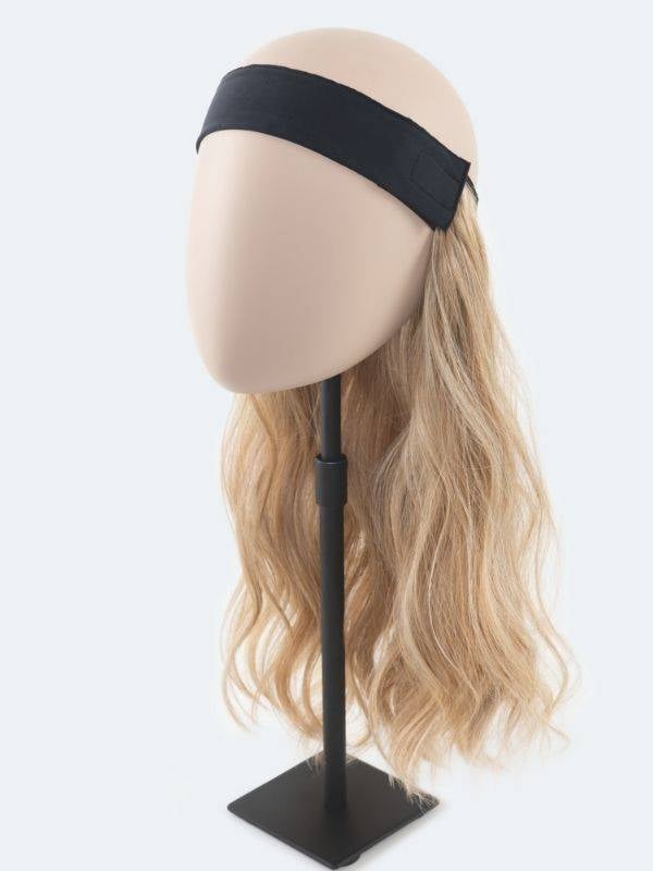 Couronne de cheveux Stevia Ellen Wille 38 cm : ondulations naturelles, extension thermo-résistante à porter avec ou sous turban