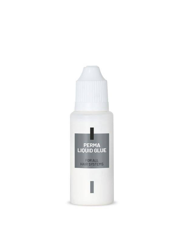 Colle liquide permanente Perma 20ml pour retouches et renfort de fixation de prothèse capillaire, application fine et précise