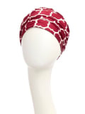 Bonnet turban Boho Christine Headwear : effet plissé, voile polyester et doublure bambou-viscose, léger et confortable.
