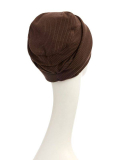 Bonnet chimio Viva Christine Headwear en coton, doublure bambou-viscose douce, bandeau amovible effet drapé pour un look naturel