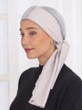 Turban Mirabeau NJ Création en viscose, élasthanne et coton, confortable et discret pour camoufler l’alopécie.