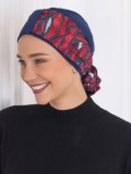 Turban Mirabeau NJ Création en viscose, élasthanne et coton, confortable et discret pour camoufler l’alopécie.