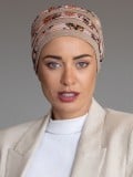 Turban Neuilly NJ Création : bonnet à plis élégant, confortable, idéal au quotidien, disponible en plusieurs coloris dont bambou