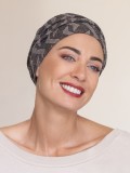 Turban Odéon NJ Création : bonnet élégant à plis froncés pour plus de volume, doux et confortable au quotidien