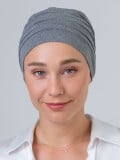 Turban Passy NJ Création : turban léger en bambou, viscose et coton bio, plis effet volume, confortable et anti-transpirant.