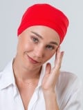Turban chimio Douceur NJ Création : bonnet léger en coton et élasthanne, confortable et extensible, adapté toutes saisons