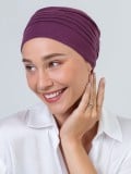 Turban Bambou NJ Création : bonnet en bambou doux, respirant et discret, idéal en cas d’alopécie, disponible en plusieurs colori