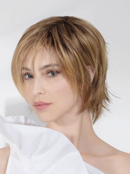 Perruque Fame Soft Ellen Wille, coupe degrade, bordure invisible extra longue, monture confort medical