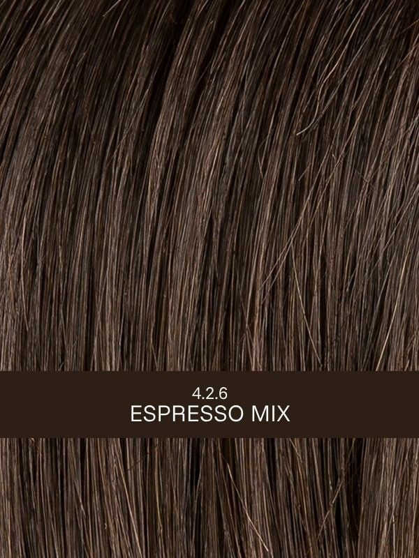 Perruque Select Soft Ellen Wille : coupe courte lisse, volume naturel, tulle frontal extra-long invisible, monture confort médic
