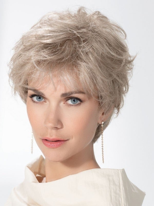 Perruque Ellen Wille Charme Small Soft : coupe courte volumineuse, bordure invisible extra longue, confort médical, petit tour d