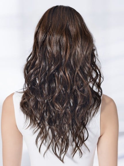 Adoptez Sparkle Deluxe — longue, tulle frontal, effet rooted/mix/lighted/tipped