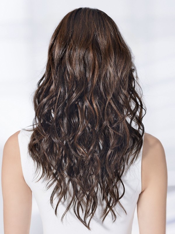 Adoptez Sparkle Deluxe — longue, tulle frontal, effet rooted/mix/lighted/tipped