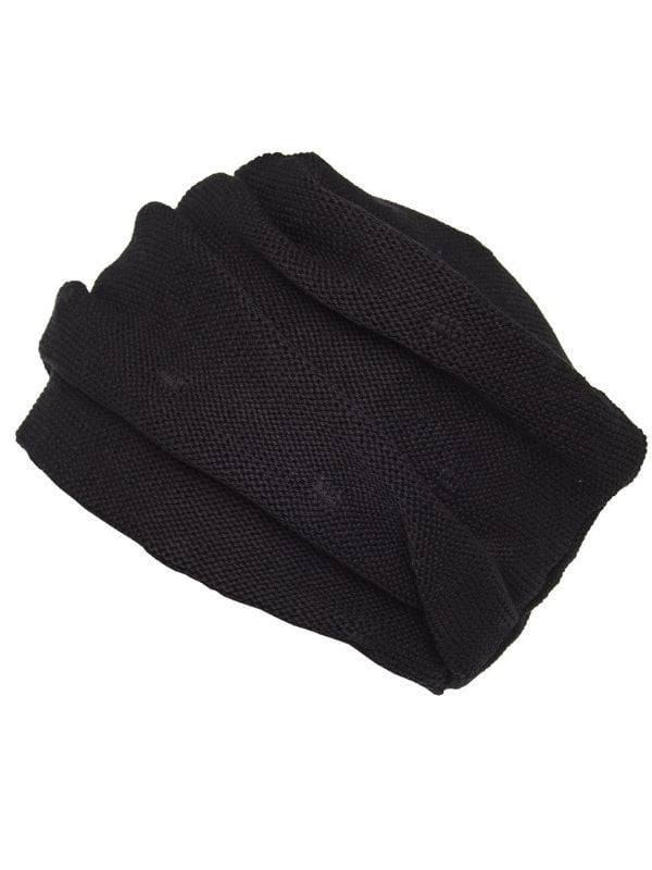 Turban Mina Knitt plissé en bambou et spandex, coloris naturel