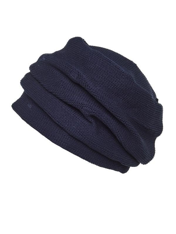 Turban Mina Knitt plissé en bambou et spandex, coloris naturel
