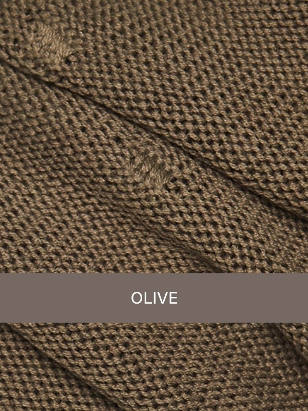 Turban Mina Knitt plissé en bambou et spandex, coloris naturel