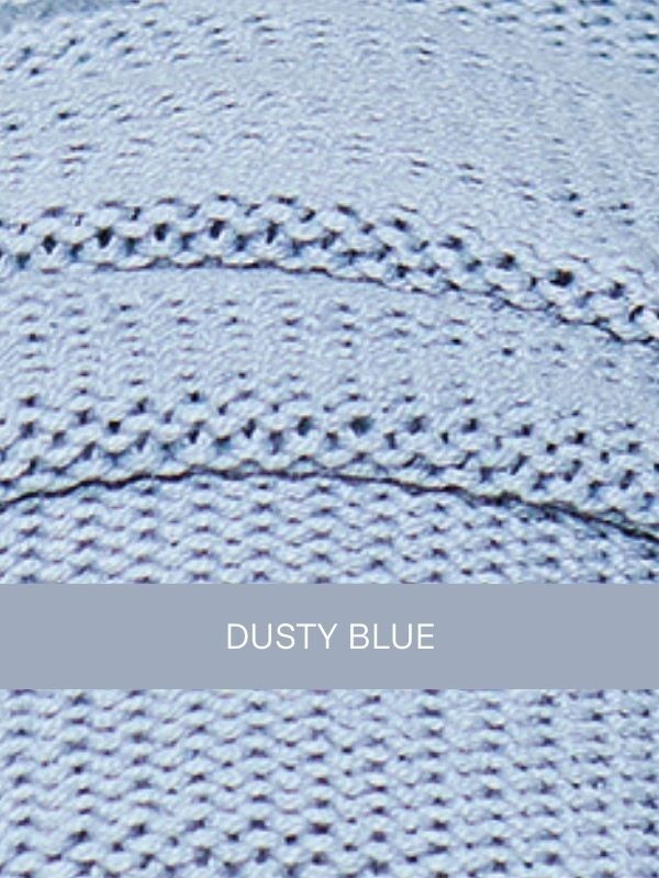 Turban Mina Knitt plissé en bambou et spandex, coloris naturel