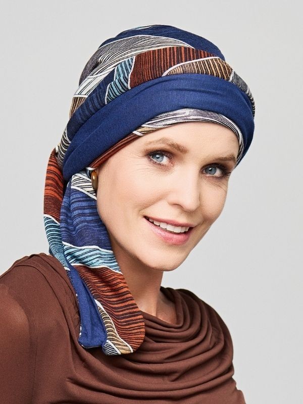 Portez le Turban Maxi Set Mara avec bandeau long noué
