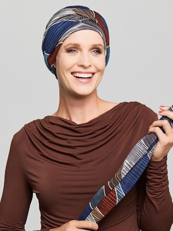 Portez le Turban Maxi Set Mara avec bandeau long noué