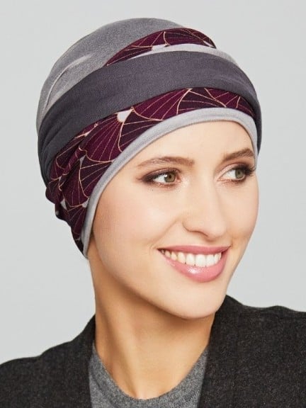 Set Nele — turban 2 en 1 Gisela Mayer : bonnet et bandeau, 95% bambou, doux et extensible