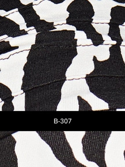 Turban Florida Printed Gisela Mayer — plissé en fibre de bambou, léger et élégant