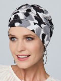 Turban Bahama Printed en fibre de bambou : confortable, respirant et discret, idéal après chimiothérapie, alopécie ou pelade.