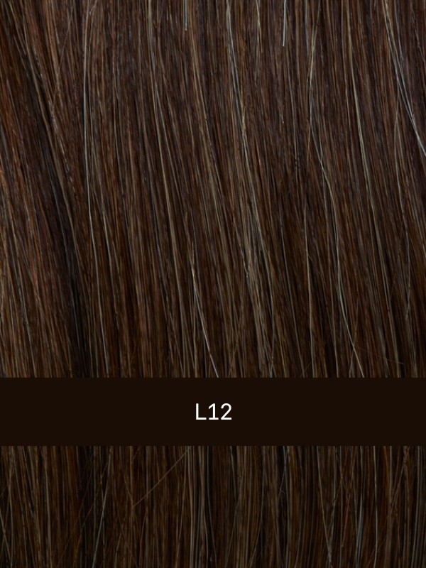 Admirez Debbie HH couleur L12, perruque 100% cheveux naturels, 52 cm — toucher soyeux & tulle cinéma