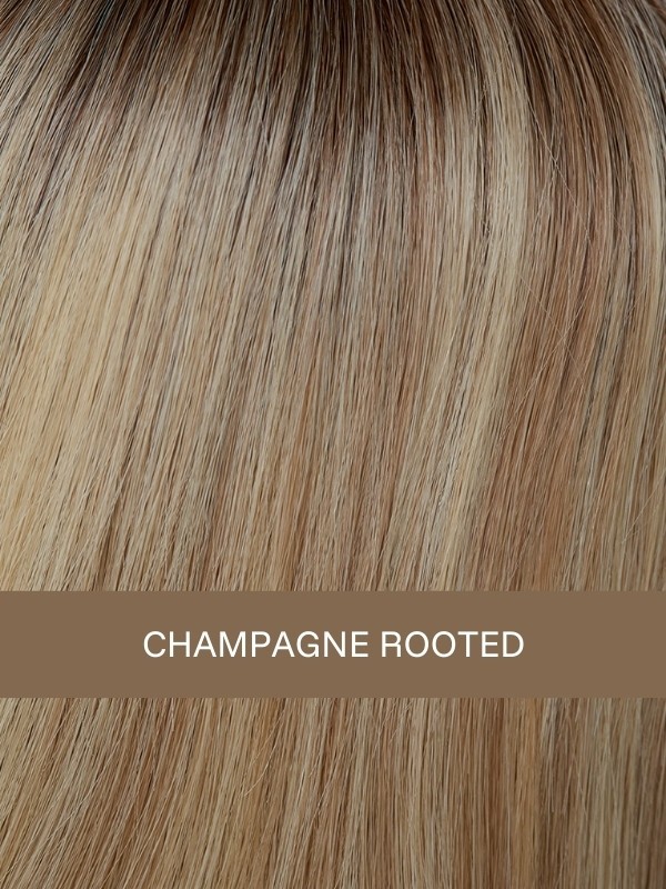 Debbie HH Remy Special — Perruque 100% Remy Hair longue, naturelle et soyeuse - Champagne Rooted