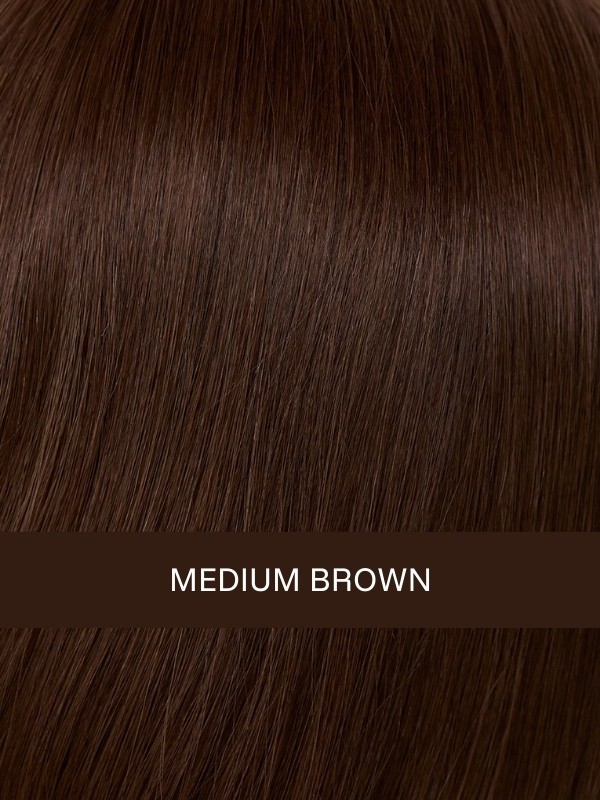 Sympathy HH Remy Special : cheveux 100% Remy, confort et rendu naturel pour camoufler l'alopécie - Couleur Medium Brown
