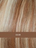 Perruque Sympathy HH Mono Lace Deluxe Small en Remy Hair : lace front discret, mono-filament, coupe longue dégradée, 48–54 cm